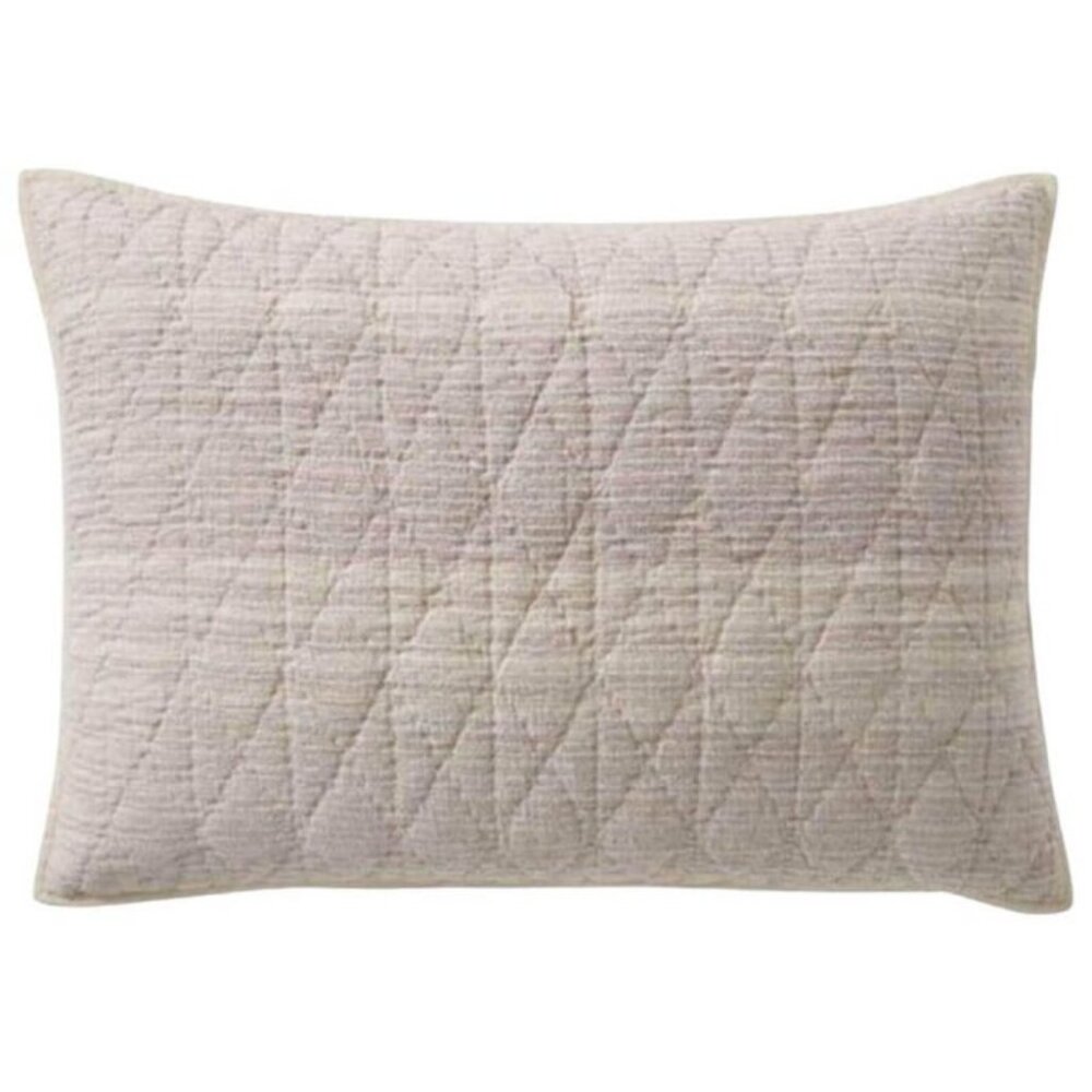 Hotel Collection Honeycomb Stripe Quilted King Sham Beige